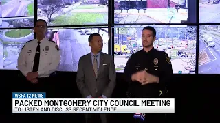 Recent violent crime addressed at Montgomery City Council meeting