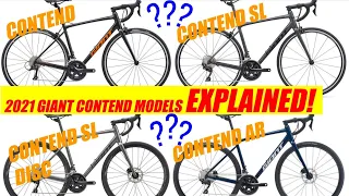 2021 Giant Contend Models Explained | Giant Contend SL | Giant Contend AR