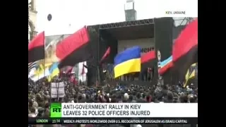 Massive Protest In Ukraine Demands Impeachment Of Puppet President!