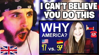 Brit Reacts to 5 THINGS AMERICANS DO DIFFERENTLY THAN EUROPEANS | Feli from Germany