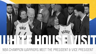 Steph Curry, NBA Champion Warriors visit President Joe Biden at White House | NBC Sports Bay Area