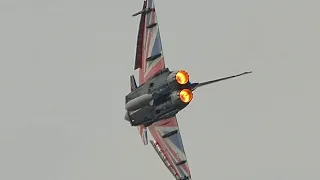 RAF Typhoon Display Team at RIAT 17th July 2022.