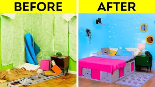 Simple Ways to Renovate Your Home || Bedroom And Bathroom Designs!