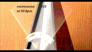 metronome 7/8 at 90 Bpm