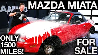 Mazda Miata Full Detail Only 1500 Miles FOR SALE Amazing Before and After!