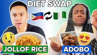 A Filipino & A Nigerian Swap Meals For 24 Hours