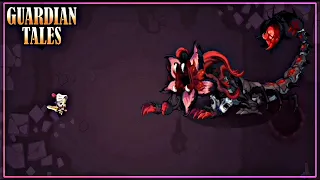 Vs A Bad Omen Last Boss World 17 No Revive - Guardian tales