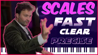 How to play piano scales very FAST and CLEAR?