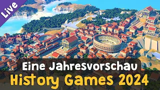 Die History Games 2024 ✦ Jahresvorschau: 38 Games von der Antike bis zur Gegenwart (Livestreamaufz.)