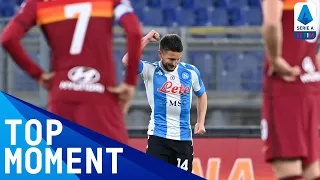 Mertens curls in stunning free kick! | Roma 0-2 Napoli | Top Moment | Serie A TIM