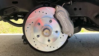 THE LS SWAPPED BOX CHEVY GETS WILWOOD BRAKES AN SLOTTED AN DRILLED ROTORS!!!