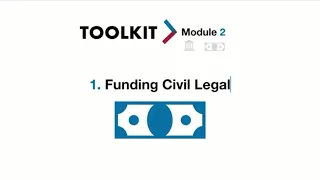 Module 2, Funding Legal Aid - The Justice in Government Project/NLADA Civil Legal Aid Toolkit Tour
