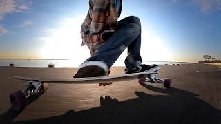 Longboard Sunrise Session with the Pintail by Original Skateboards