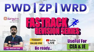 PWD | ZP | WRD | Fastrack Revision Series | Useful for CEA & JE #pwd #pwd | #PWD #ZP #WRD