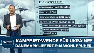 KAMPFJET-WENDE? Ukraine erhält wohl viel früher F-16 für Krieg gegen Russland