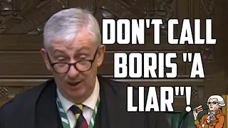 Don't Call Boris Johnson "A Liar" In Parliament - Speaker Of The House