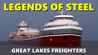 37 Massive Great Lakes Freighters - Big Steel in Motion!