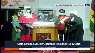 Chief Justice swears in Nana Akufo-Addo for his second term as president | Citi Newsroom