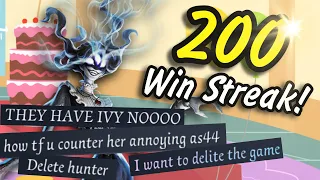 Ivy’s 200th Win Match | Identity V