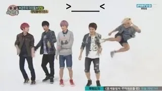 Teen Top beating each other upᕙ(⇀‸↼‶)ᕗ | FUNNY CUT