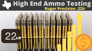 Testing RIDICULOUSLY Expensive.22lr Ammo