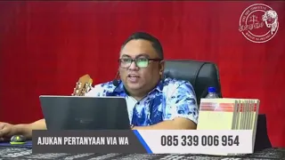 Pdt. Esra Soru : MENGAPA DI GETSEMANI YESUS TAKUT? TAKUT PADA APA?