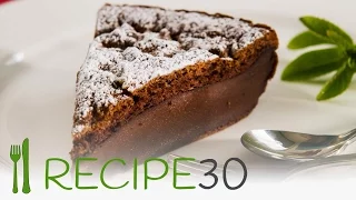 MAGIC CHOCOLATE CUSTARD CAKE - By www.recipe30.com