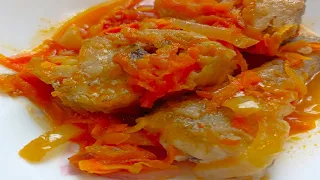 Нежная рыбка под маринадом.Вкусно и в горячем и в холодном виде.