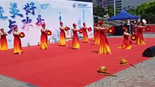 2019 Shanghai Tourism Festival - Halau O' Makani Kai Polynesian Dance Troupe at Oriental Pearl Tower