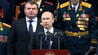 В.Путин.Военный парад,67-я годовщина Победы.09.05.12