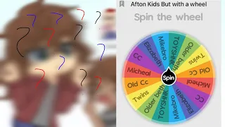 Making the afton kids but…with a wheel//FunFazz