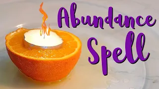 ABUNDANCE SPELL FOR HAPPINESS AND JOY 🍊 SIMPLE ORANGE RITUAL FOR JOY IN THE HOME