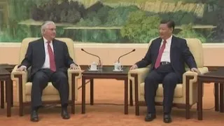 Xi y Tillerson abogan por una cooperación pragmática entre China y EEUU