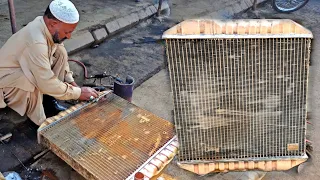 Amazing Technique of Repair Old Radiator | Restoration Hino Truck Radiator |#amazingtechnology