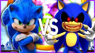 SONIC VS SONIC.EXE 🎃 Соник ПРОТИВ Соник Экзе КРИПИПАСТА РЭП