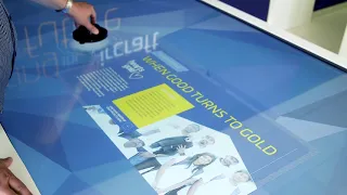 Tangible Objects touch tables for GKN Aerospace by Ouno Creative