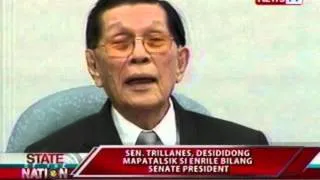 SONA: Sen.Trillanes, desididong mapatalsik si Enrile bilang Senate President