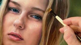 REALISTIC OIL PAINTING PORTRAIT :: 3 Years Later :: FRAGILE 2021 by Isabelle Richard