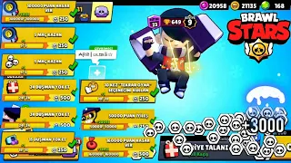 TEK SEFERDE TRIPLE GÖREV OH BE RAHATLADIM🤤 (13 Dakikada 3000 Jeton Nasıl Kasılır) Brawl Stars