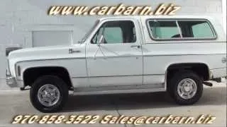 SOLD! - 1979 Chevy K5 Blazer Cheyenne 4x4 at Car Barn in Fruita, CO near Grand Junction