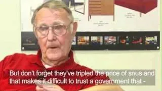 IKEA founder - Ingvar Kamprad, talks about Swedish snus