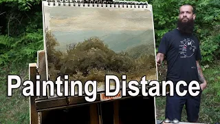 Painting the Distant Mountains. Cesar Santos vlog 101