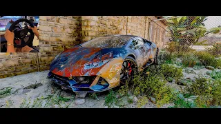 Rebuilding Lamborghini Huracan EVO (794HP) - Forza Horizon 5 | Thrustmaster T818 DD Gameplay