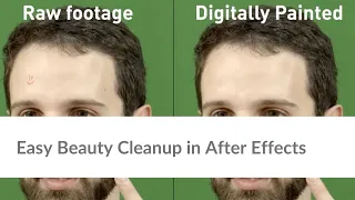 Easy Beauty Cleanup in After Effects