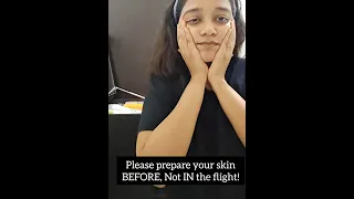 My "Pre-Flight" Skincare Routine|GRWM for a morning flight✈️✈️  #grwm #skincareroutine