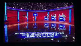 Final Jeopardy, PROFESSOR’S TOURNAMENT Day 2 - “Old Geographic Names” (12/7/21)