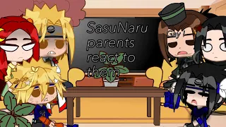 💞💫SasuNaru parents react to them 💫💞•/FIRST VID•SasuNaru/Cringe🦑⛓