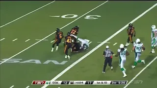 2013 Recap: Saskatchewan 32, Hamilton 20