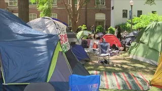 Pro-Palestinian protests enter 7th day at GW University