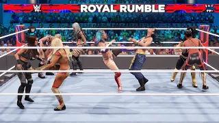 30 Women's Royal Rumble Match - WWE 2K23 Full Gameplay
